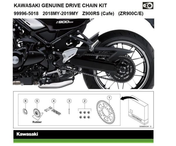 Genuine chain and sprocket kits-image