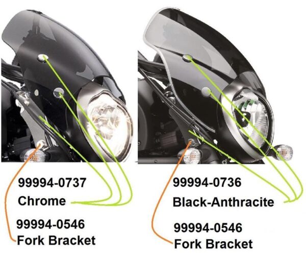 Café deflector & bracket kit (Quick Release)-image