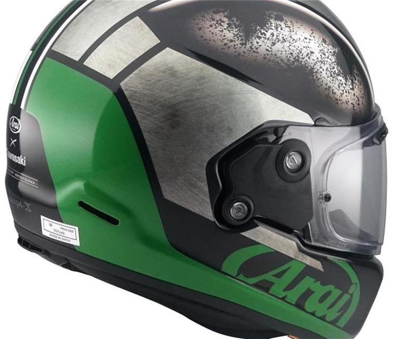 Kawasaki Arai LE22 Concept X helmet – Drayton Croft Motorcycles