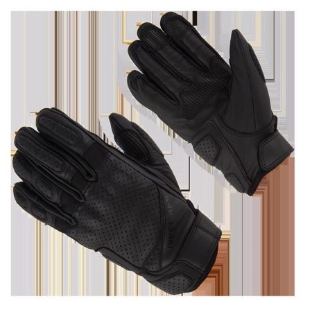 Kawasaki RS leather Gloves black-image
