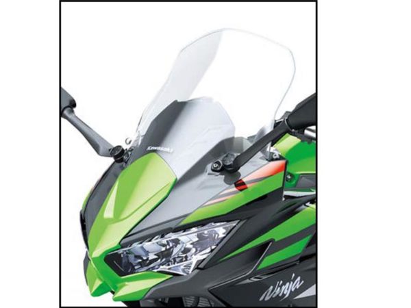 Large touring windshield (Clear) (H= +9cm