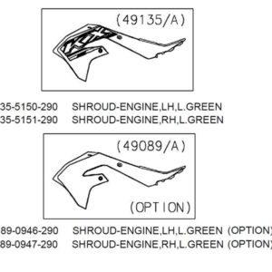 Genuine engine shrouds (With or without graphics)-image